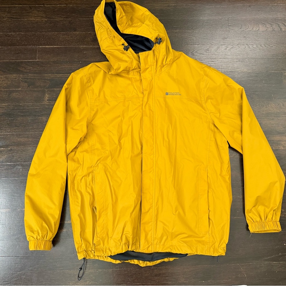 Mountain Warehouse Men's Yellow Rain Coat